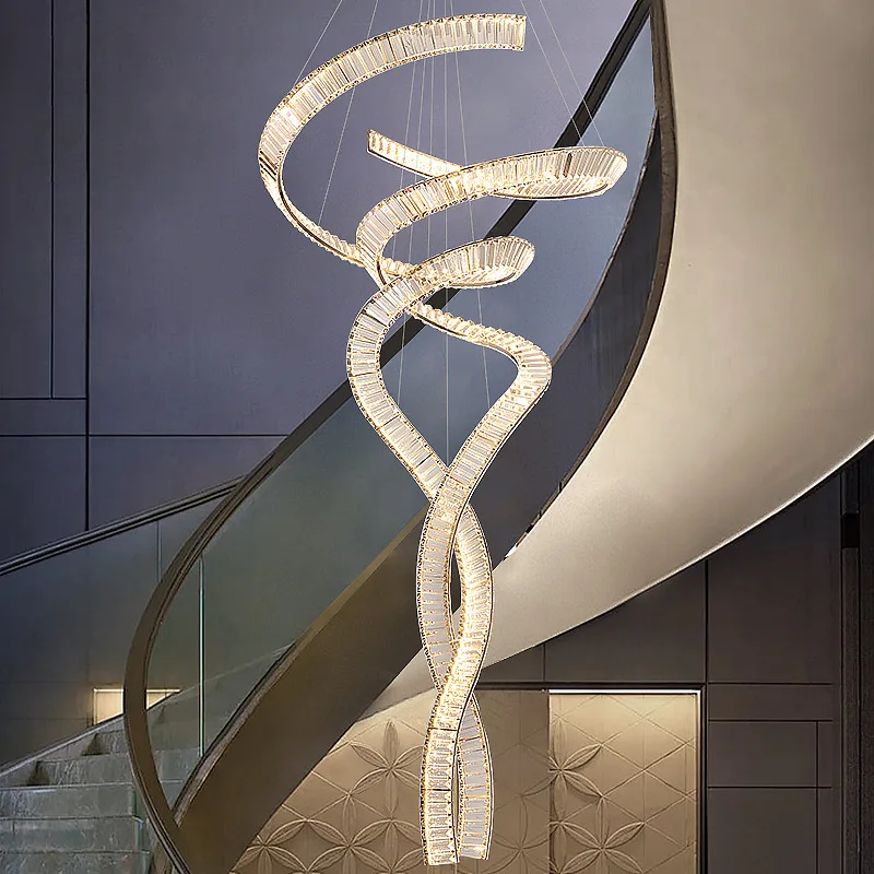 

Modern Classic Crystal Chandelier for Living Room Center Table Restaurant Designer Lighting Suspension Design Lusters Luminaires