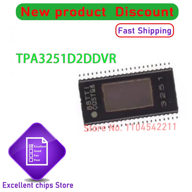 

TPA3251D2DDVR 3251 HTSSOP44