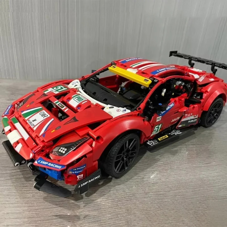 Speed Sports Car Building Blocks Toy Technology Building Model Supercar Puzzle Toy Car Children Youth Adult Holiday Gifts