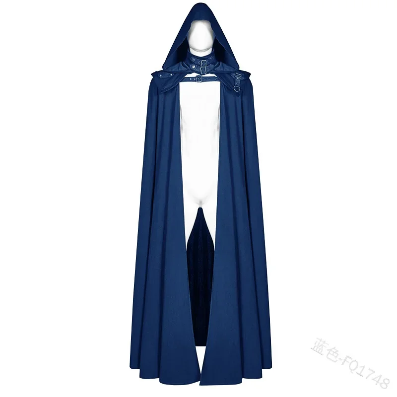 Uomini adulti 12th 13th Century England Queen Prince Costume Larp cavaliere medievale Maxi mantello Cape Warrior Viking Cos Robe For Men