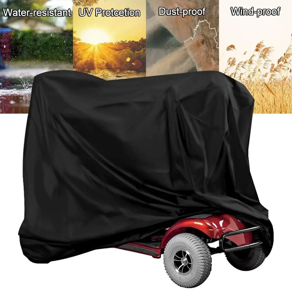 

1pc Heavy Duty Scooter Storage Rain Cover Protective Cover Waterproof Prevent Rainwater Dust Dirt And Sap Car Accessories