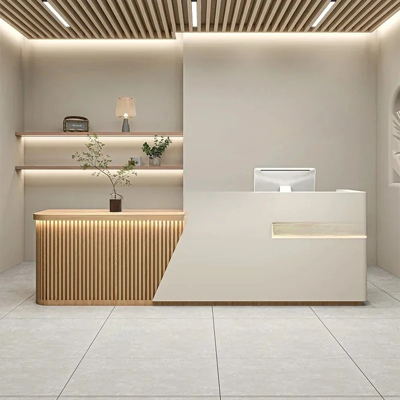 Beauty salon Bar checkout page Clothing shop Hotel company Front desk Dental reception desk