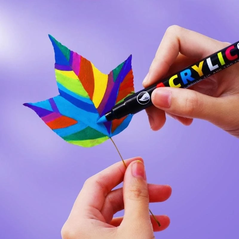 

18 штук акриловых маркеров ручки 36 цветовой арт-маркер с двойным цветным маркером