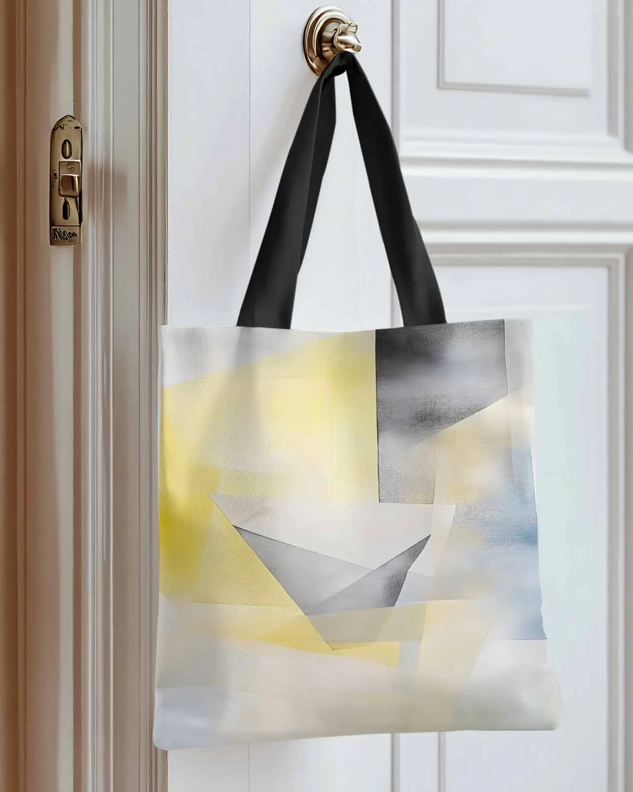 

Soft Colors Fantasy Modern Art Canvas Bag Handbag Oxford Cloth Eco Shopping Storage Bag for Home Use