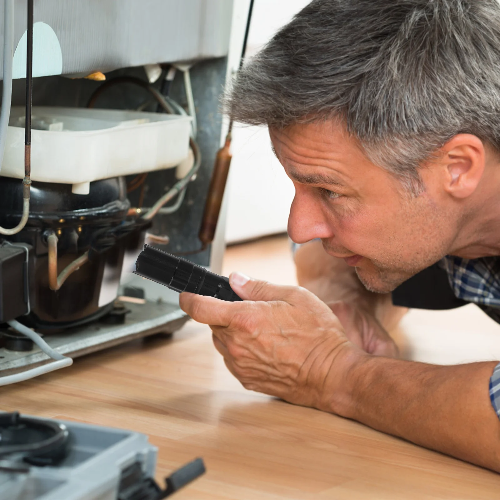 3W 300Lm Mini Led Flashlight Black Waterproof Shockproof For Outdoor Camping Hiking Hunting Torch Keychain Aluminum Alloy Light