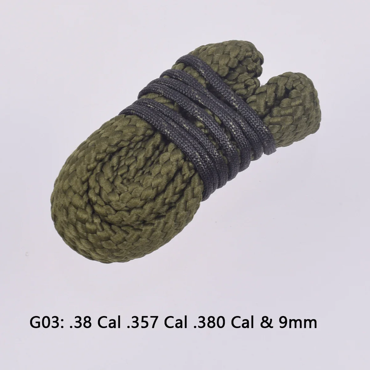 Tactical Gun Cleaning Kit Bore Cleaner Rifle Barrel Caliber Rope 9mm 12GA .22 .223 .308 .338 .38 .380 5.56mm 7.62x39 5.45x39