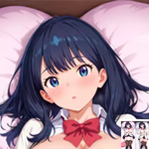 Dakimakura Anime Pillow Cover Young Girl Tits Double Sided Print Life-size Body Decoration