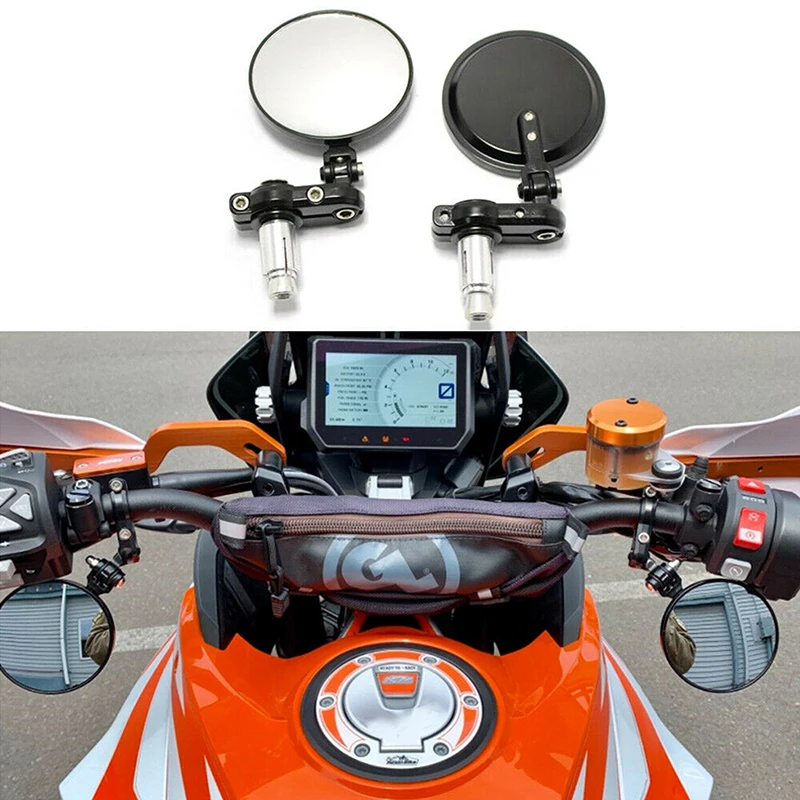 1 paio di accessori per specchietti retrovisori posteriori per moto 22MM parti per gabbie per Roll