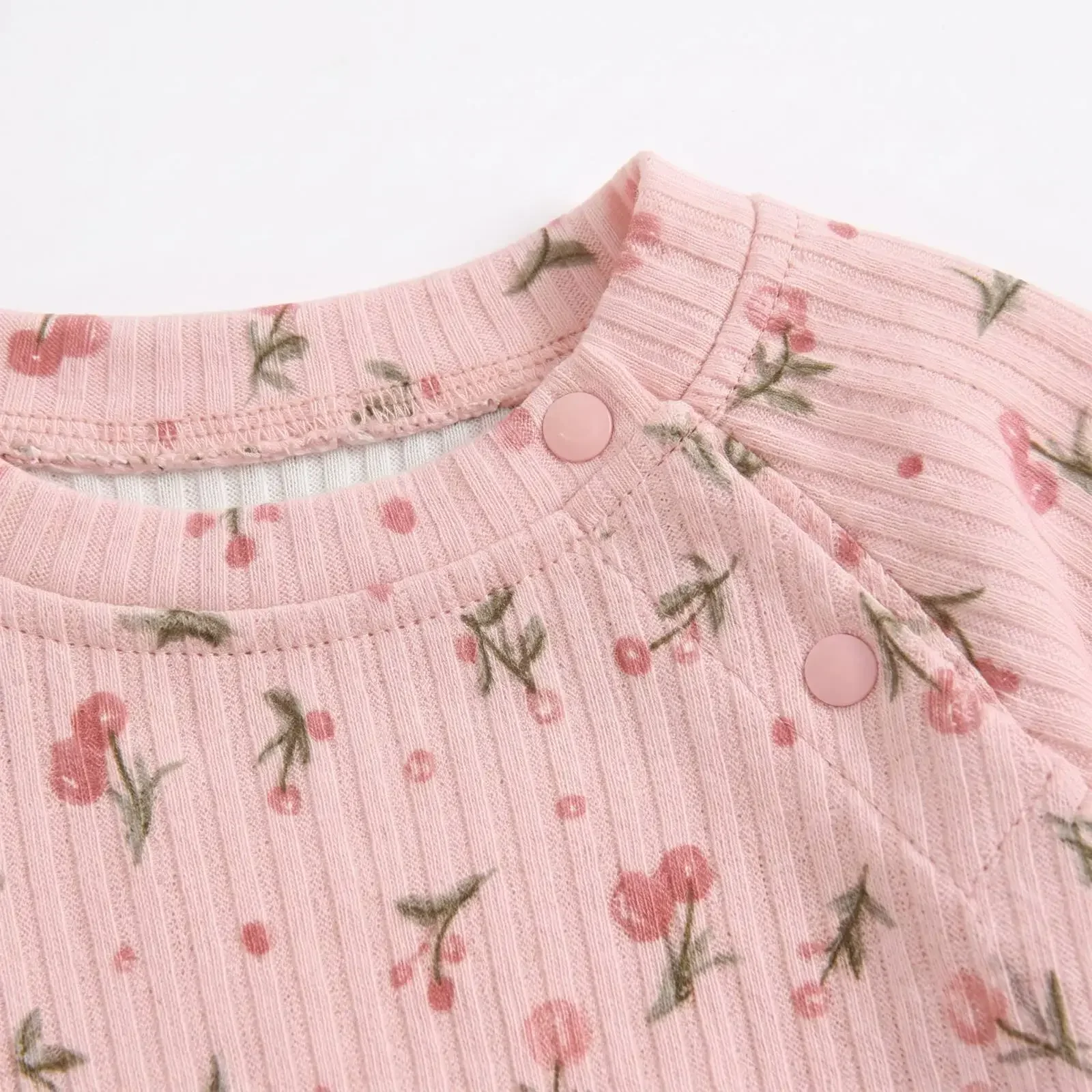Herbstliche Blumen-Baby-Bodys für Säuglinge, Niedliche Einteiler-Kleidung mit Stirnband – Detail 3