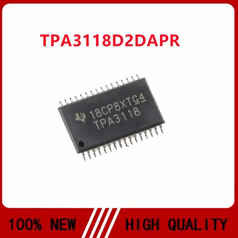 5PCS/LOT TPA3118D2DAPR TPA3118D2DAP TPA3118 HTSSOP32 Integrated circuit IC chip TPA3130 TPA3116 TPA3156 D2DADR