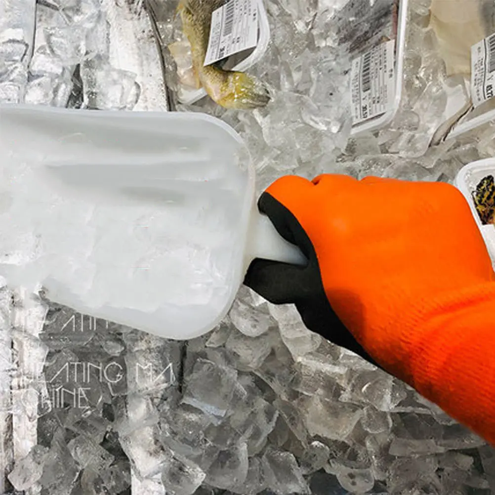 

1 Pair Anti-Cold Warm Gloves Waterproof Cold-Proof Work Gloves For Winter Gardening Labor Protective Rubber Material Durable