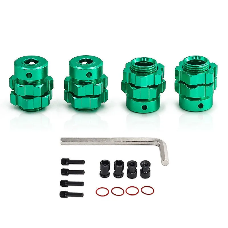 المعادن الموسعة عجلة عرافة مهايئ توزيع المحور 6469 5854 ل 1/10 E-Revo T-Maxx RC ترقية أجزاء السيارة الملحقات