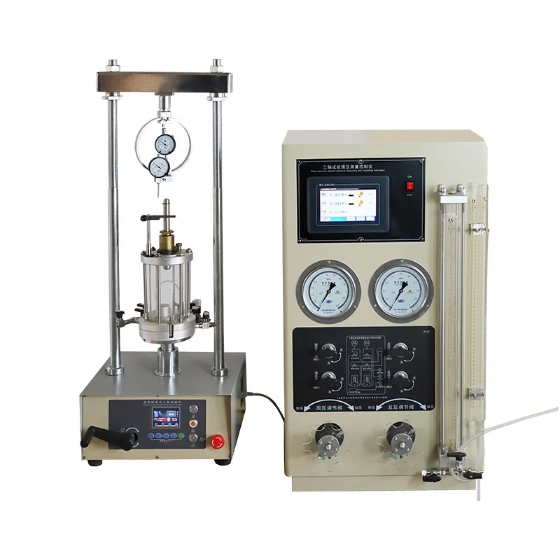 High Accuracy Stress-Strain Controlled Triaxial Tester Shear Penetration Tester Soil Testing Equipment