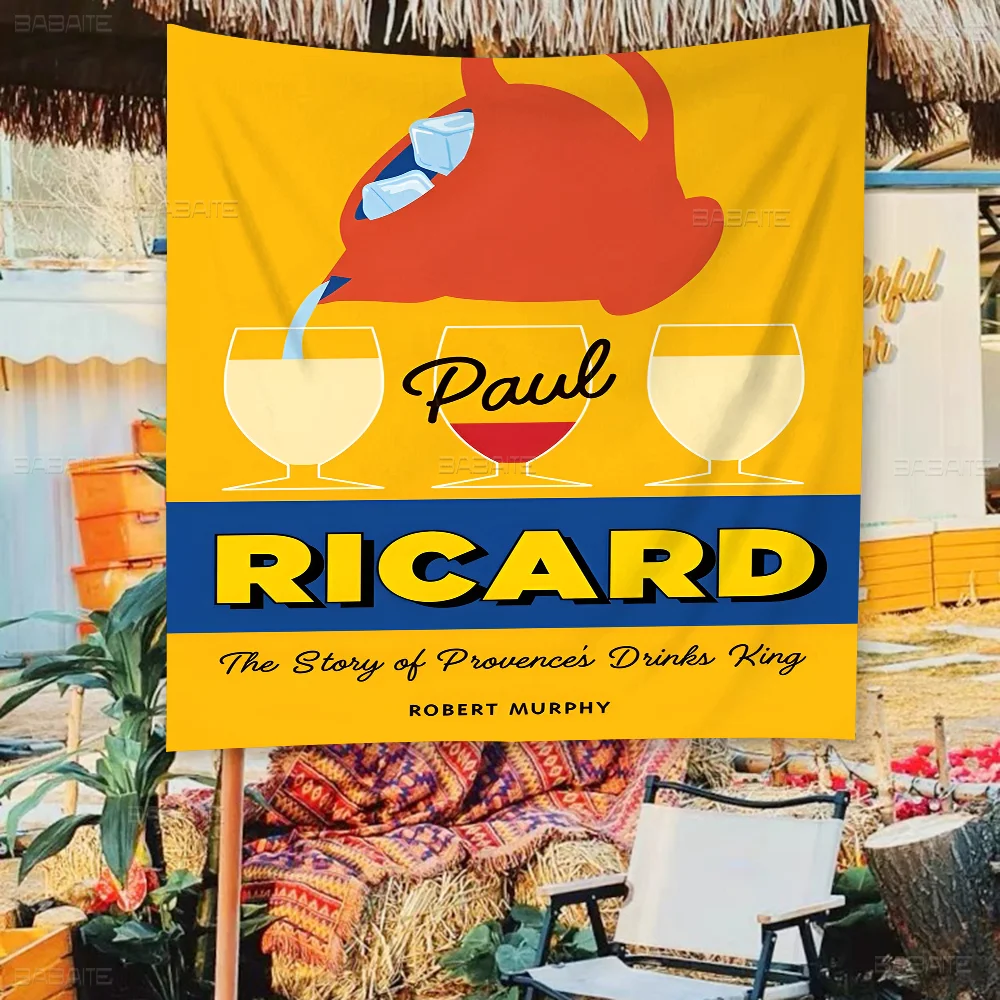 R-Ricard Beer  Anime Chart Flag for Living Room Home Dorm Decor Art Home Decor Banner