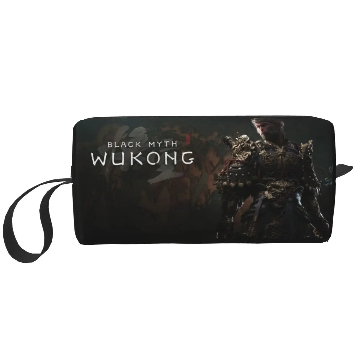 Custom Monkey King Wukong Myth And Folklore Cosmetic Bag Cute Big Capacity Video Game Makeup Case Beauty Storage Toiletry Bags