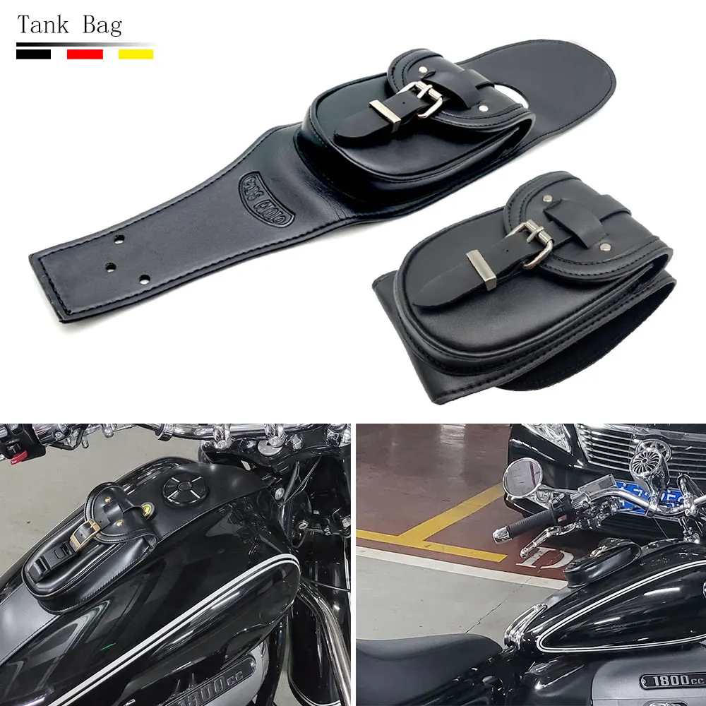 Motorcycle R 18 Fuel Tank Decoration Storage Bag Retro PU Leather Luggage Saddlebag Accessories For BMW R18 Classic 2020-2023