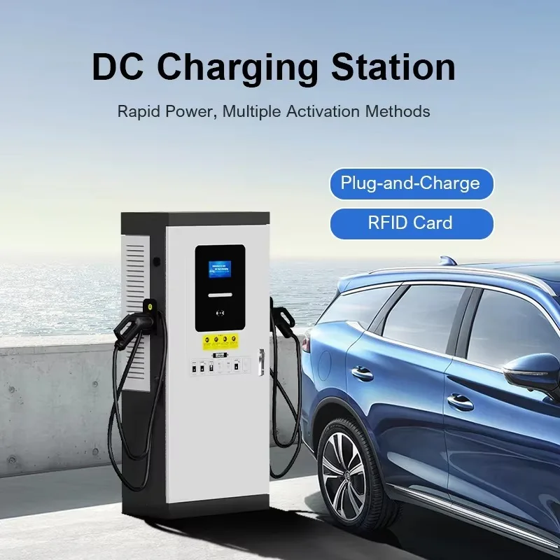 Customized 120kW Dual-Gun DC Fast Charging Station IP54 DC 380V Smart Multi-Standard EV Charger