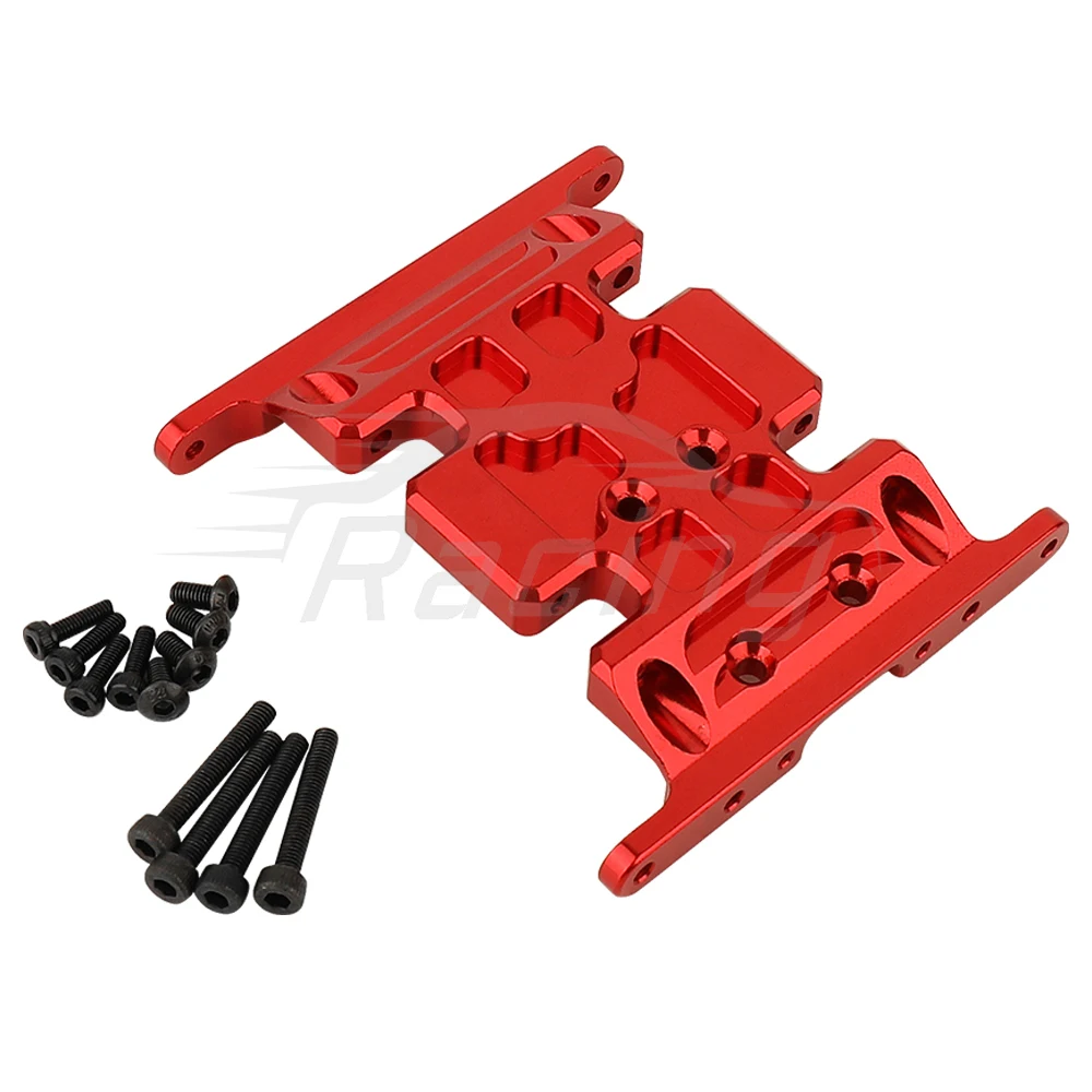 1pc Metal Chassis Gearbox Mount Transmission Holder Skid Plate for 1/10 RC Crawler Axial SCX10 Aluminum Alloy Upgrade Parts