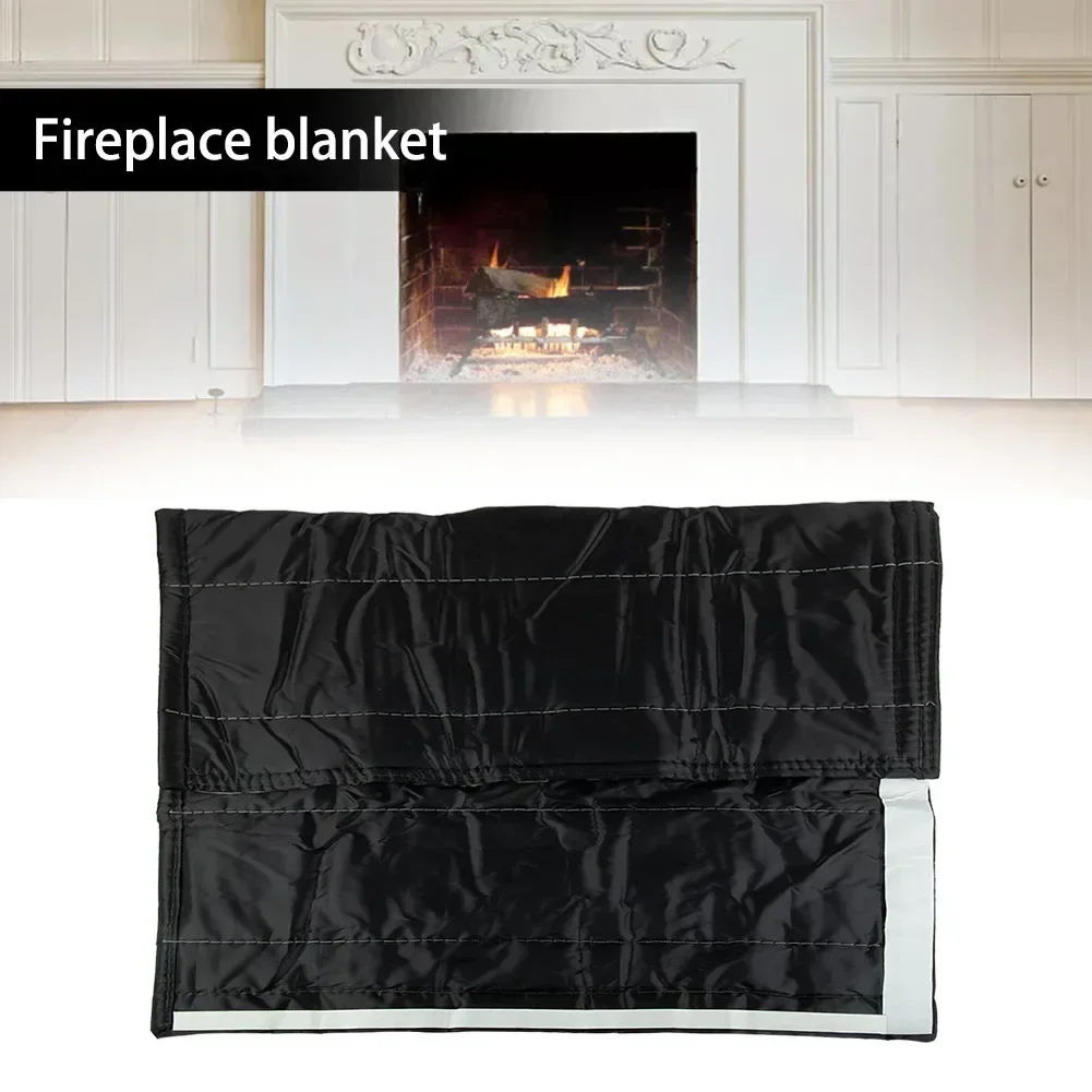 

Fireproof Fiber Blanket Black39*32in/45*34in/51*39in Fire Furnace Blocking Blanket Fireplace Screens Fireplaces