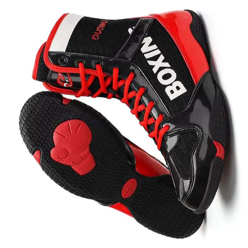 

Classic Brand Wrestling Shoes for Men Women Designer Boxing Shoes Couples Top Quality Fighting Boots Unisex Gym Training Shoe