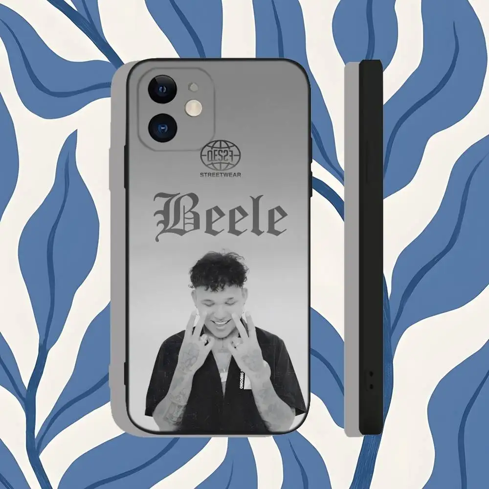 حافظة هاتف Rapper B-BEELE Tour 2025 لهاتف iPhone 17,16,15,14,13,12,11,X,XS,8,7,Pro,Max,Plus,E,SE4,Air,Mini Black Funda Shell