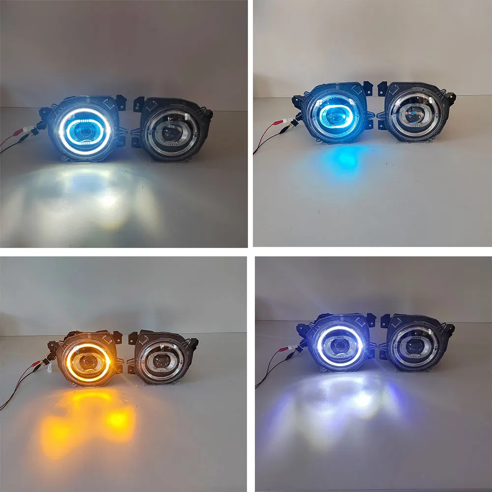 2pcs faróis de carro para Suzuki Jimny JB64 JB74 2018 2019 2020 2021 21022 2023 2024 LED