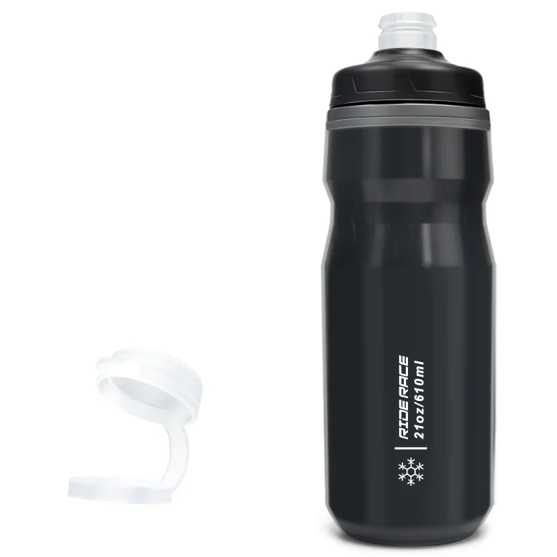 AliExpress riderace 610ML Bike Water Bottle PP5 Heat-And Ice-Protected Bottle Outdoor Sports Cycling Cup Lightweight Portable Bicycle Water Bottle