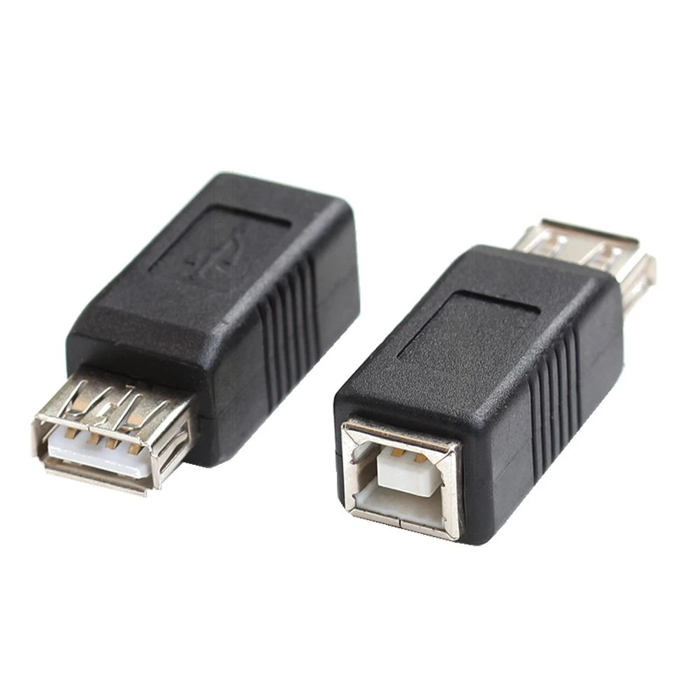 

USB 2.0 A Plug A to B Female Printer Print Converter Adapter Plug USB 2.0 Port Retail Wholesale USB 2.0 Adapter