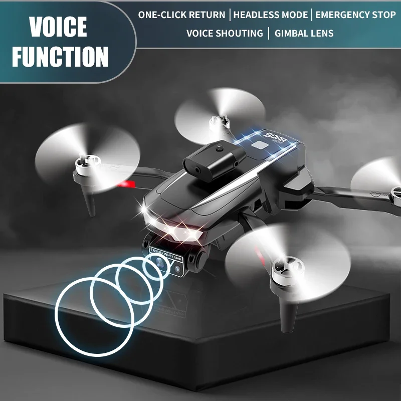 Q35 Rc Drone with Speech function 4K 2-axis HD Camera Electric Control  Photography Obstacle Avoidance Brushless Done