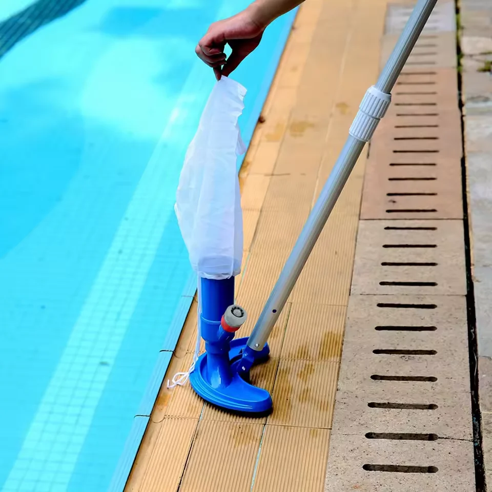 Juego de herramientas profesionales para limpieza de piscinas con cepillo, juego de herramientas multiusos para limpieza y esterilización, ligero para fuentes de estanque