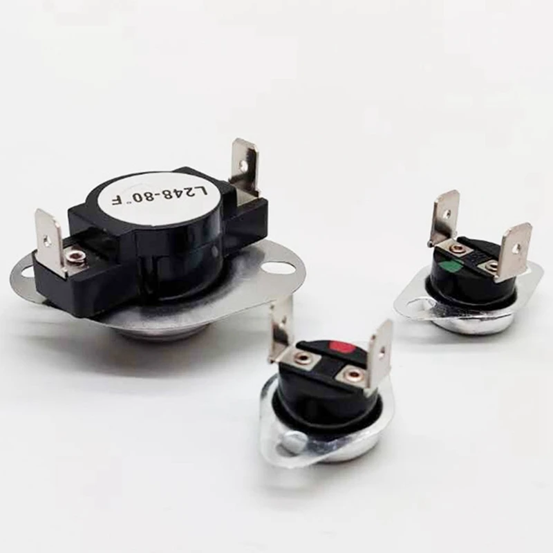 2X Dryer Thermal Fuse Thermostat Kit For LA-1053 For AH2162282 Qp5