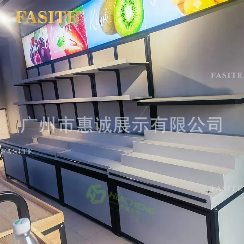 For Fruit Vegetable Display Rack Stepped Tiered Shelf Wooden Ladder Cabinet Stand for Grocery Store Market Home Kitchen