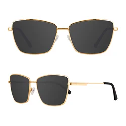 MAXJULI Polarized Sunglasses for Women with Big Wide Heads XL Size Extra Large Metal Glassess sunglasses women 8815