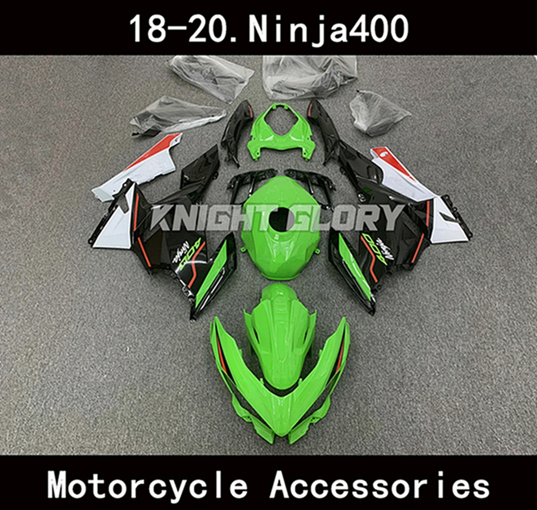 

Applicable to the Ninja400 EX400models of2018-2024 This plastic motorcycle coverMotorcycle Fairing bodywork set