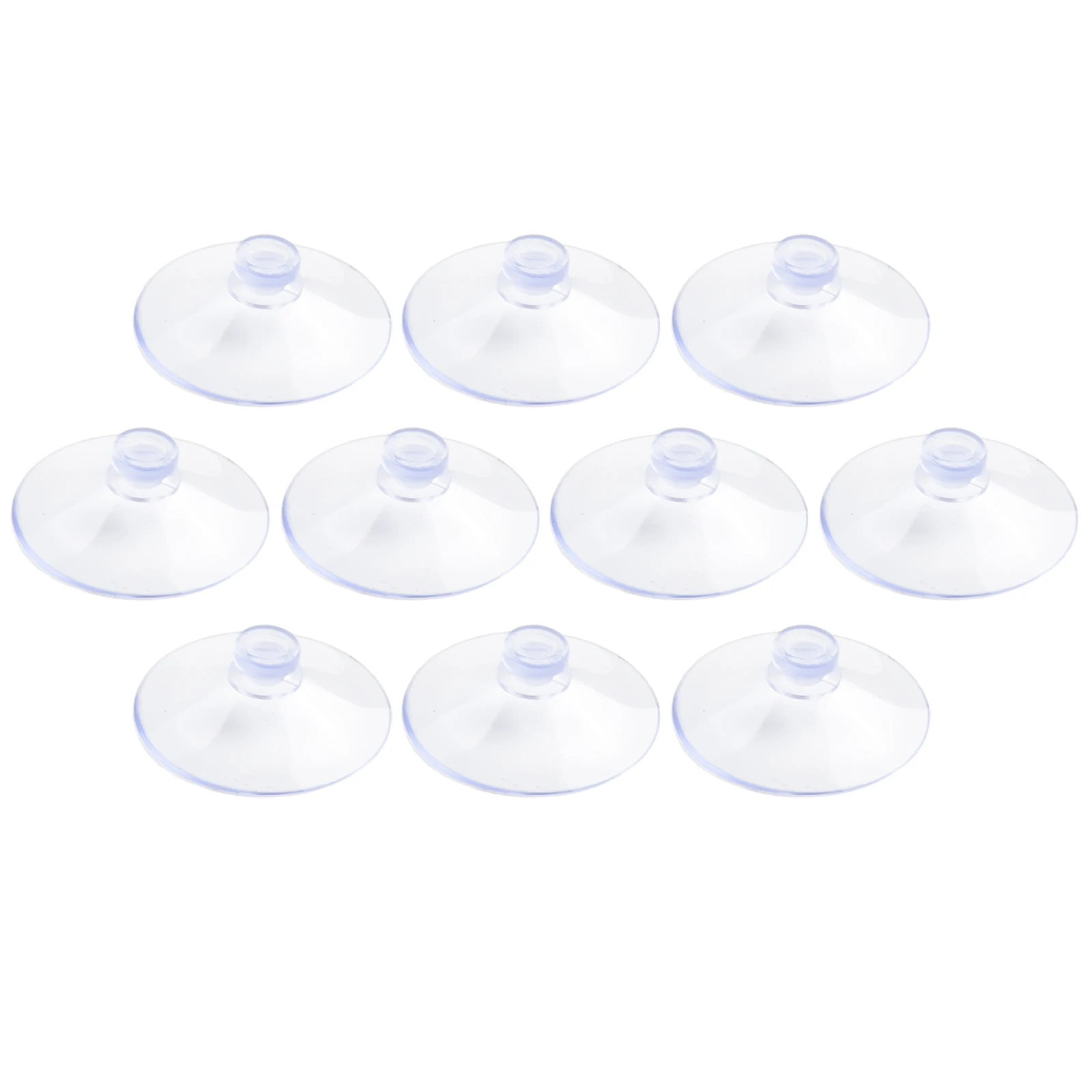 Transparent Suction Cup Hooks for Glass Casement Walls 10PCS Set Removable Design Suitable for Kitchen and Bathroom