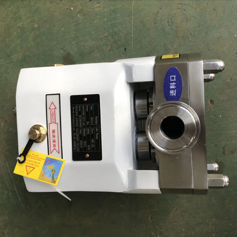 Factory Price Food Grade Rotary Lobe Pump Sanitary Lobe Pump Head For Chocolate Peanut Butter Jam Honey Transfer