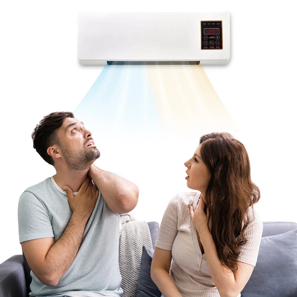 مكيف هواء محمول مثبت على الحائط مع جهاز تحكم عن بعد سبليت ماكس مكيفات هواء صغيرة سبليت تيار متردد/نظام تسخين للمكتب المنزلي