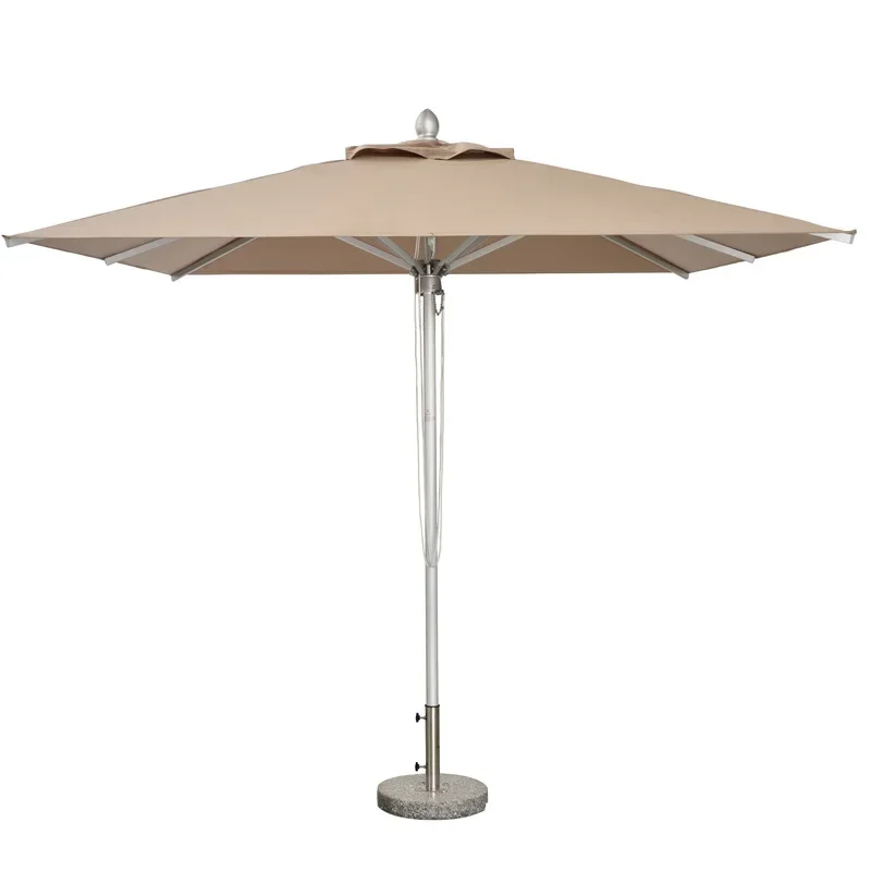 New  Large Big Garden Patio Umbrella Waterproof Aluminum Middle Post For Beach Chinese Print Parasol Striped Sun Shade