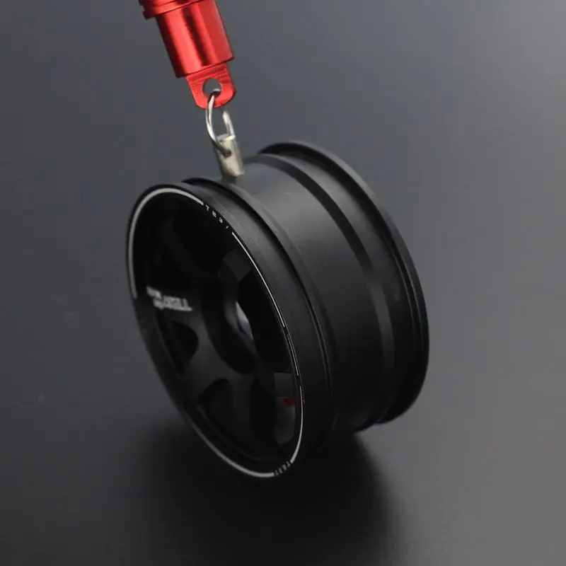 Car Styling Rearview Mirror Auto Pendant Ornament Alloy Wheel Interior Hanging Key Chain Decorations Accessories