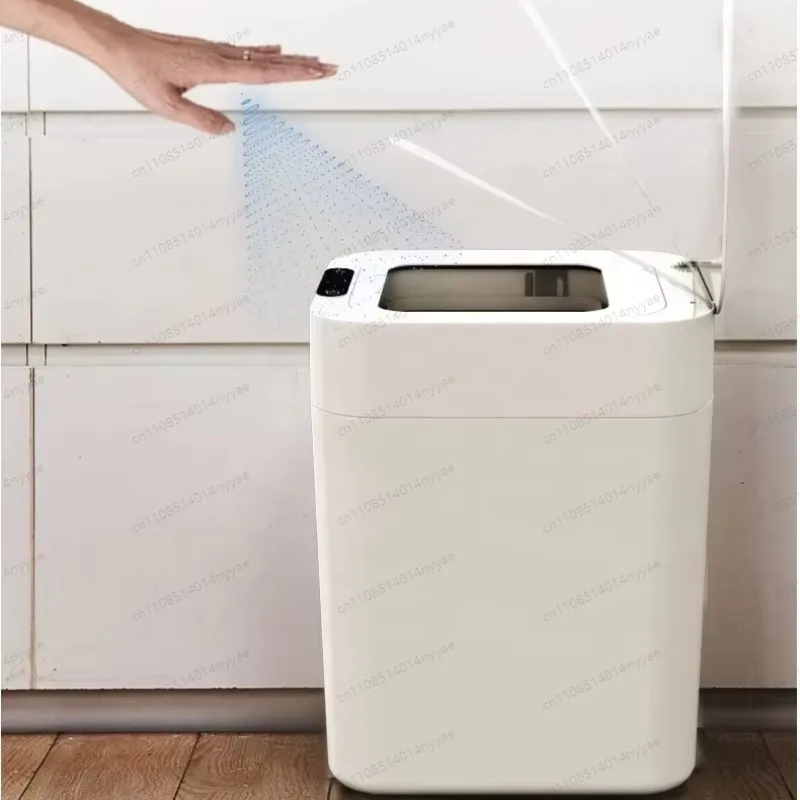 

Customized smart trash can 20L capacity self-sealing trash can overload packaging automatic trash can