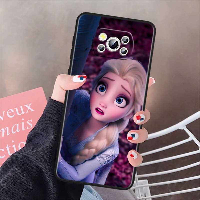 Cool Disney Frozen Elsa For Honor V20 10i 10X 9S 9X 9C 9A 8X 8C 8A 7S 7C 7A Magic 5 Lite Pro MAX Black Soft Phone Case