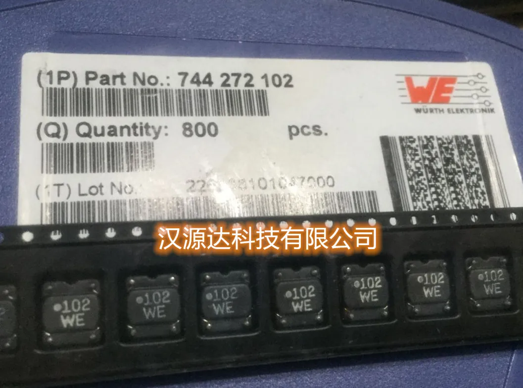 10pcs/lot 744272102 102 1MH 0.95A 80V 10X8.7X6.5MM chips Electronic new