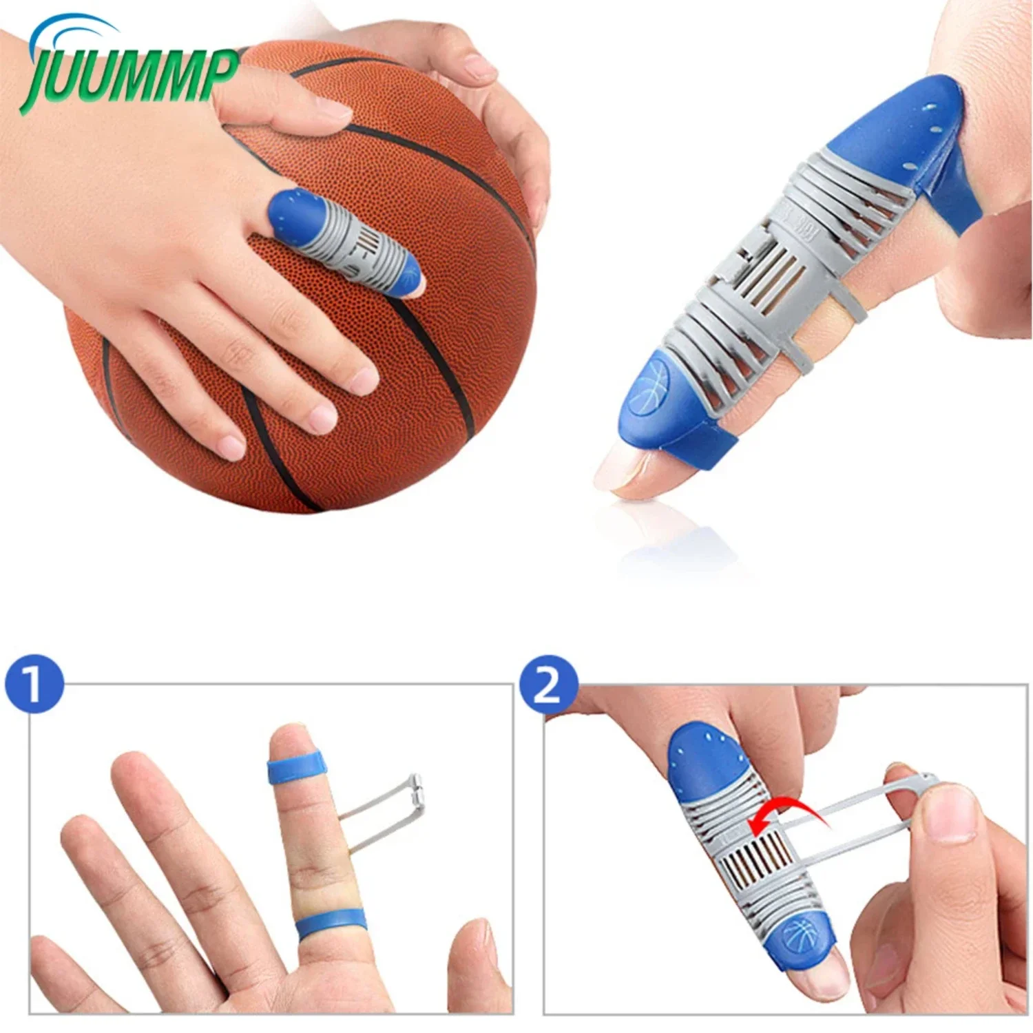 1Pcs Basketball Finger Splint Wrap Breathable Anti-slip Professional Fingers Guard Bandage Sport Protective Cover Brace