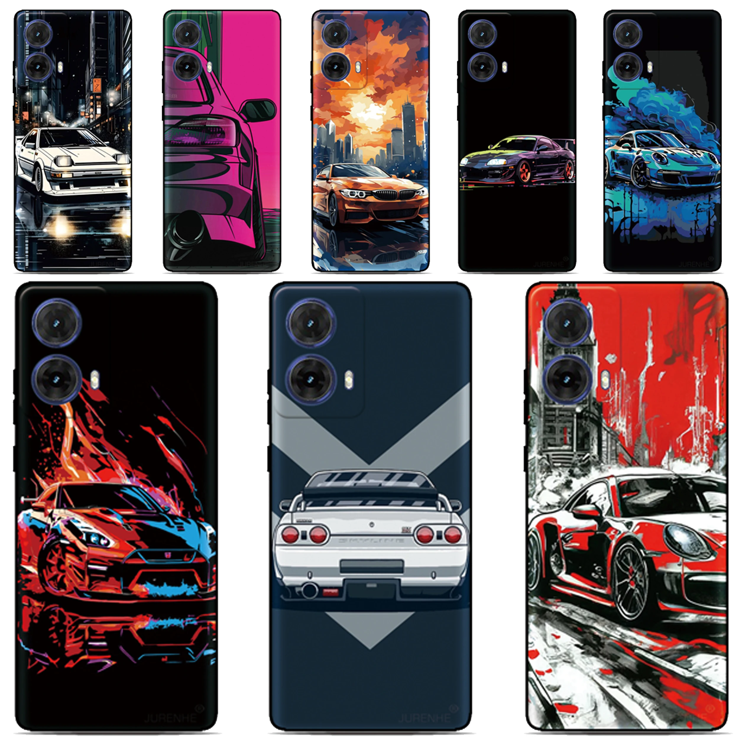Car Sticker Back Cover For UMIDIGI G9 G9A G9C G9T Note 90 90C 90A G5 G6 G3 Power 5 5s 7 7s F1 A9 A11 A13 Pro Max Phone Case