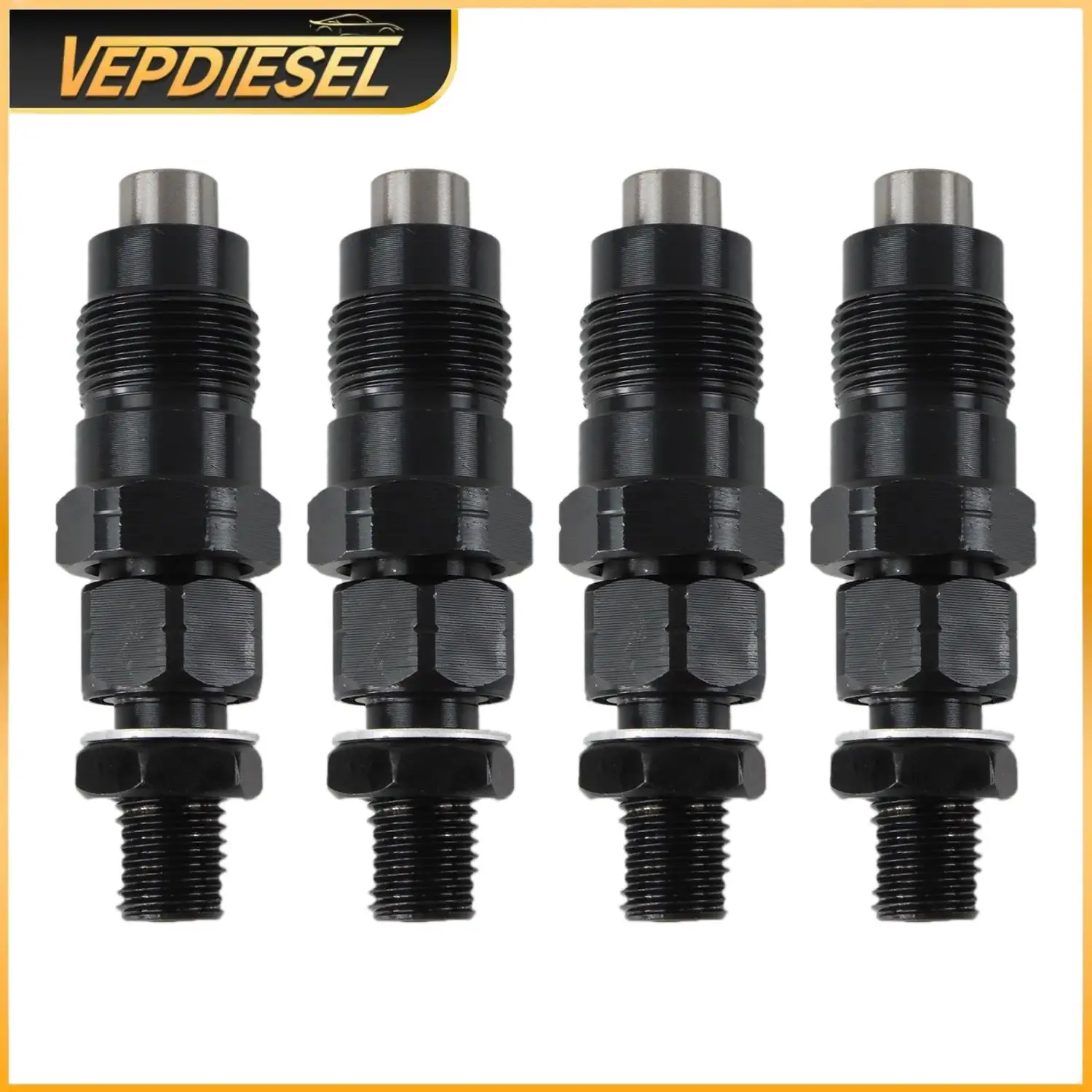

093500-3840 MM43594101 4Pcs Fuel Injector for Mitsubishi S4L2 S4L-31 L2E L3E S3L S4S S6S Fuel Supply System Engine Accessories