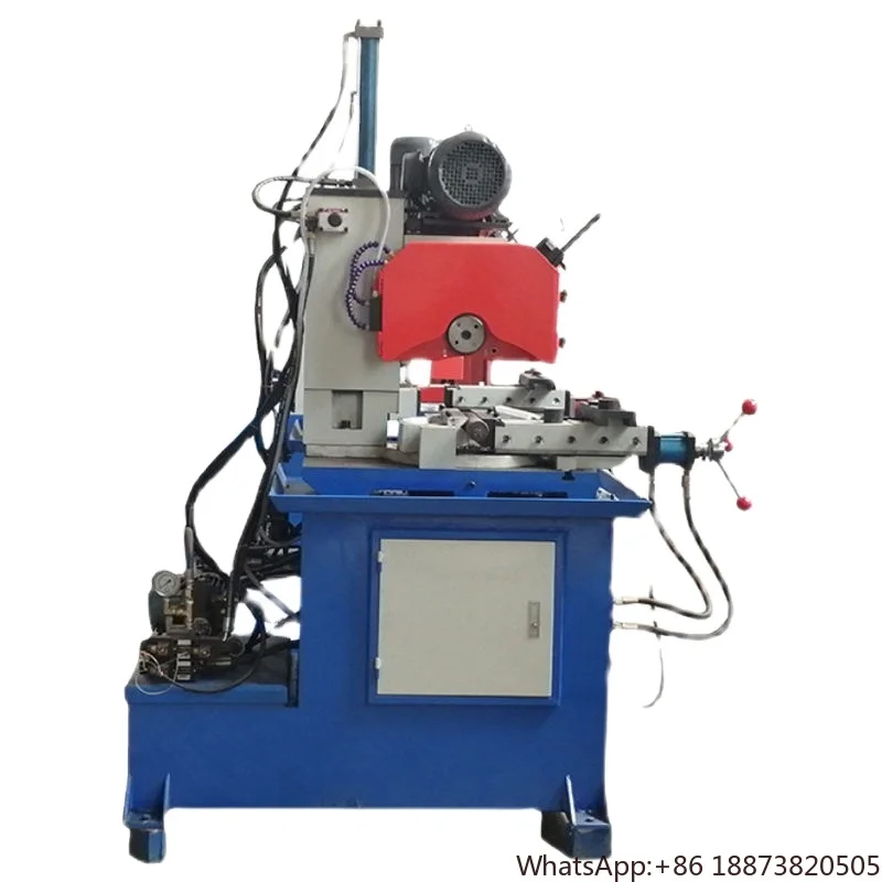 STR High-Efficiency 425Y Hydraulic Semi-Automatic 45-Degree Round Pipe Cold Cutting Machine Without Burrs