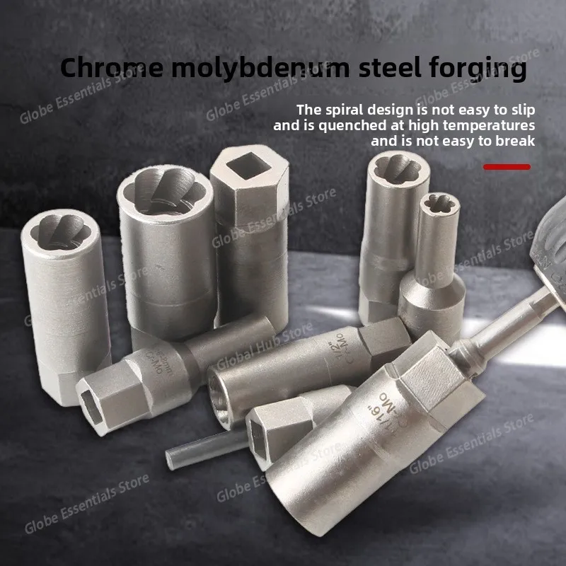 

11-piece Set Nut Remover, Broken and Incomplete Screw and Nut Remover, Broken Wire Remover