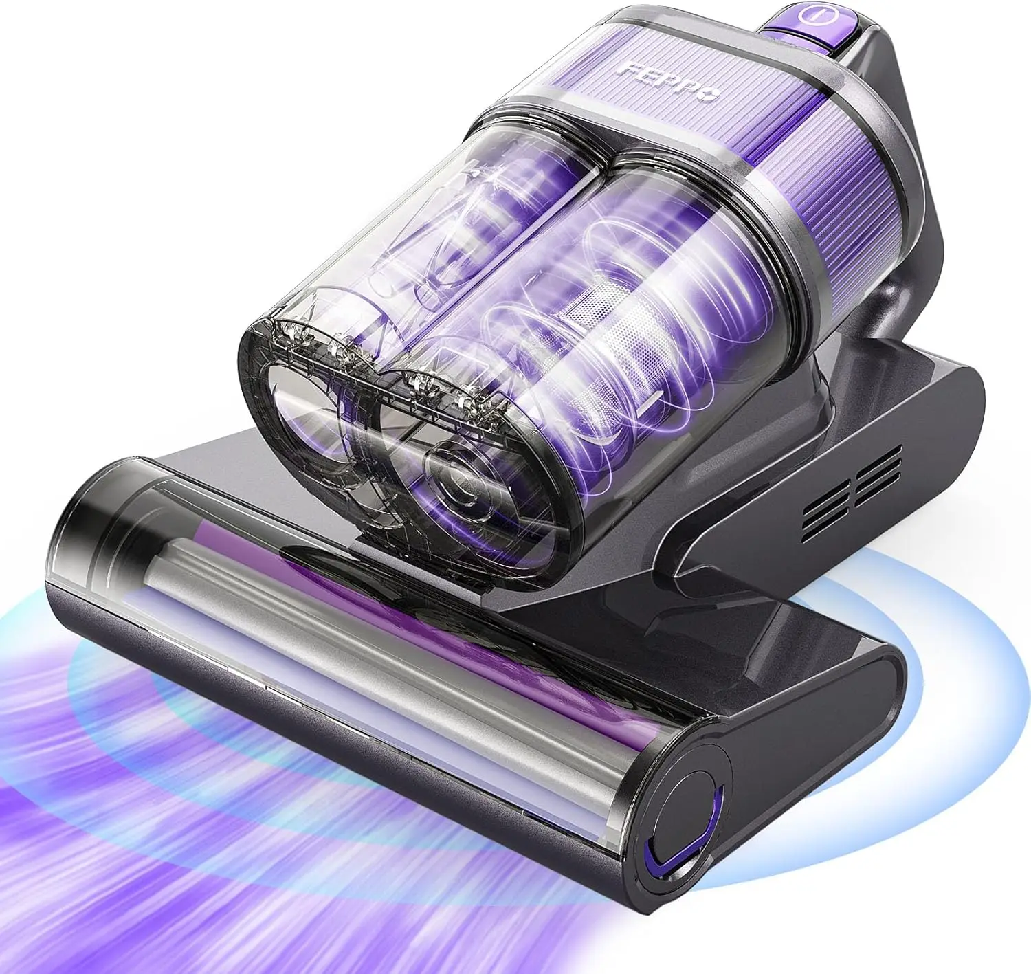 

4-in-1 Mattress Vacuum Cleaner, 16KPa Suction, UV-C Light, 40K Beats/Min, 140°F Hot Air, HEPA Filter for Bed Sofa Crib (Corded 550W)