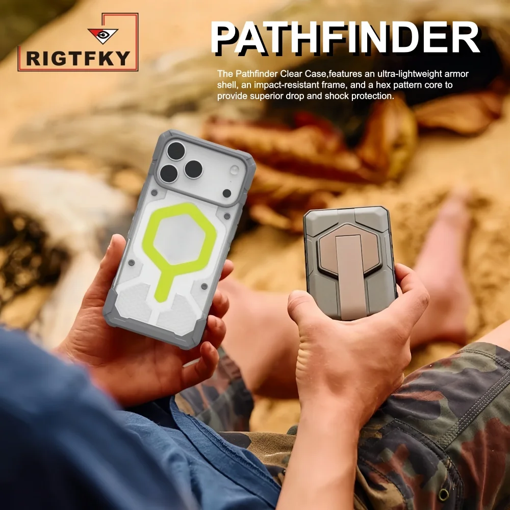 Luxury Heavy Duty Armor Shock Phone Case For Iphone 17 Pro M