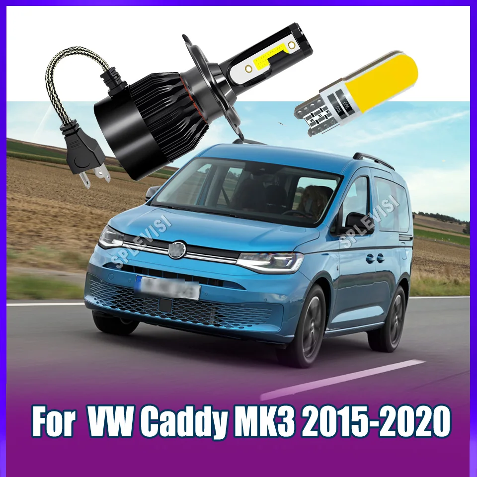 

H4 9003 LED 6000K 60W Headlight Professional Lighting Kit - All-Weather For VW Caddy MK3 2015 2016 2017 2018 2019 2020